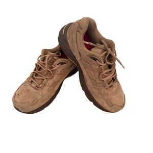 Vionic Size 11 Brown Suede Leather Low Top Performance Comfort Walking Shoes